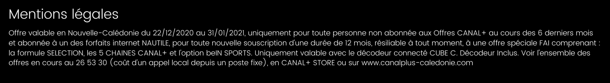 Mentions légales