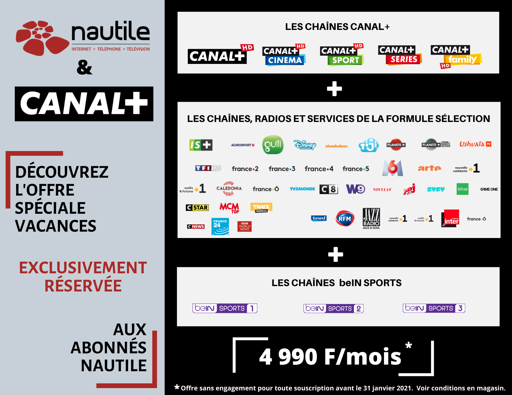 Offre CANAL + spéciale rentrée