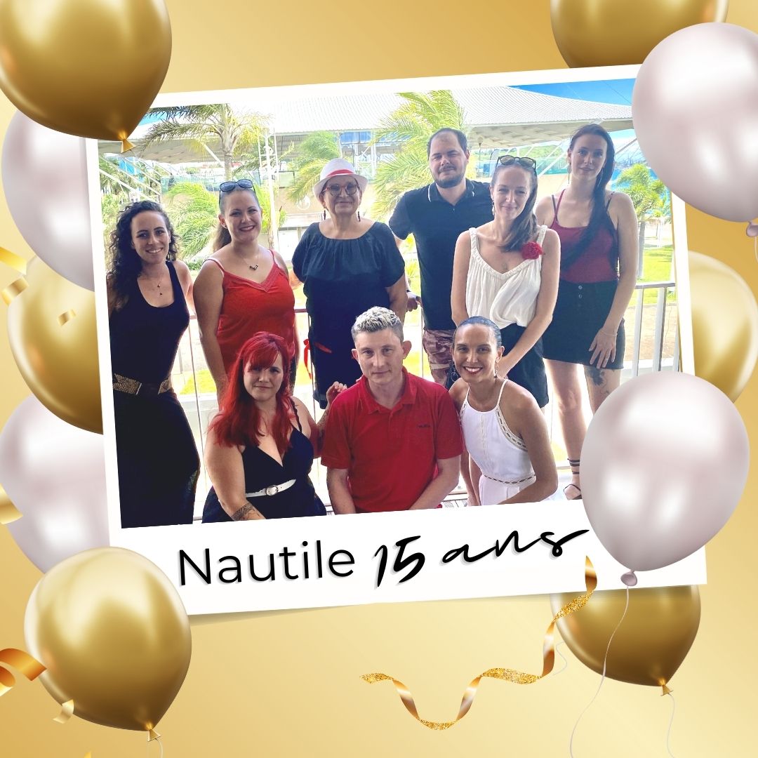 Photo anniversaire de l'équipe Nautile.